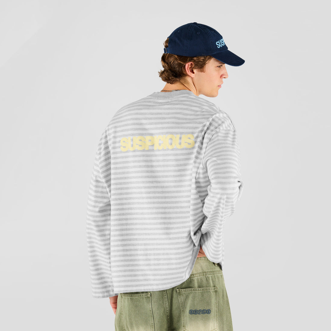 Summer Breeze / Solid Striped Longsleeve - Heather & Natural