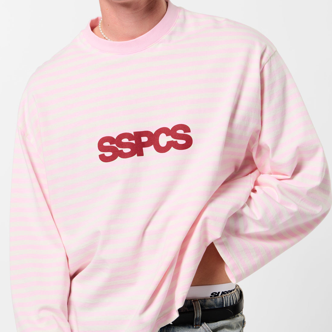 Bestsellers Variants / Solid Striped Longsleeve - Pink