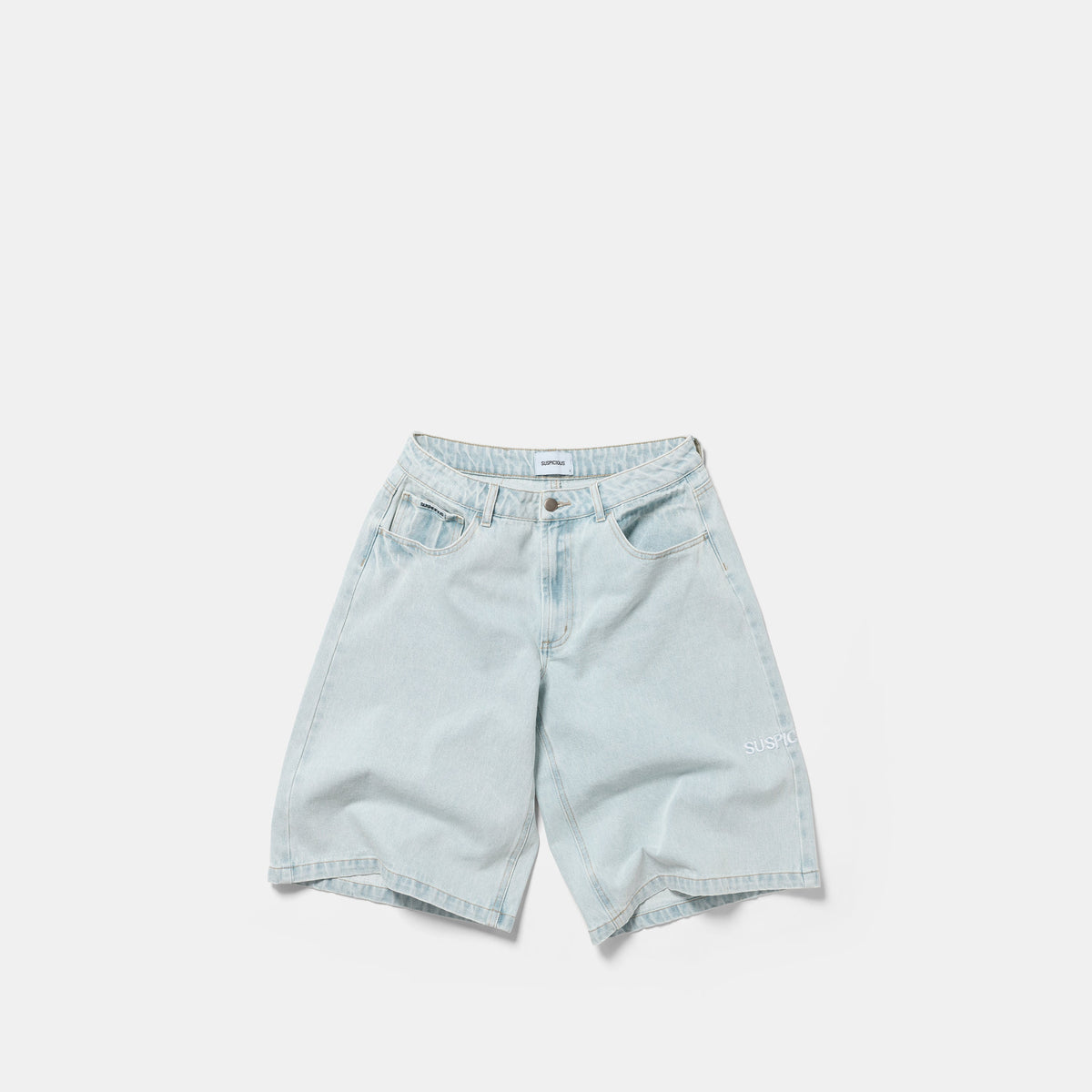 Summer Breeze / Solid W Jeans Shorts - Bleached