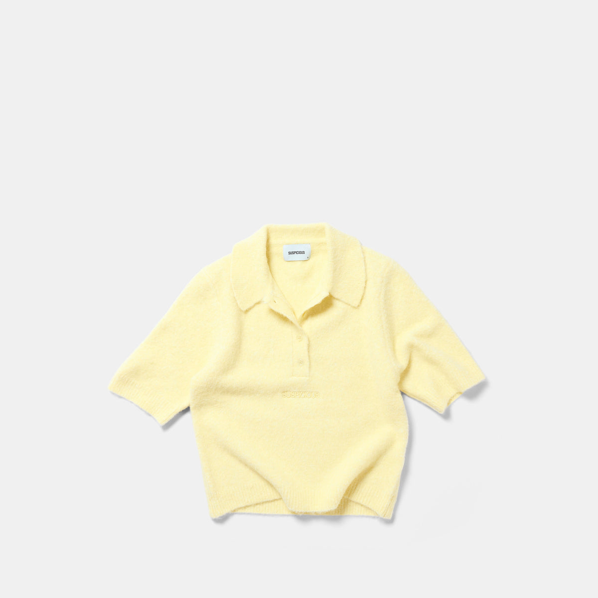 Summer Breeze / Solid W Knit Polo - Butter