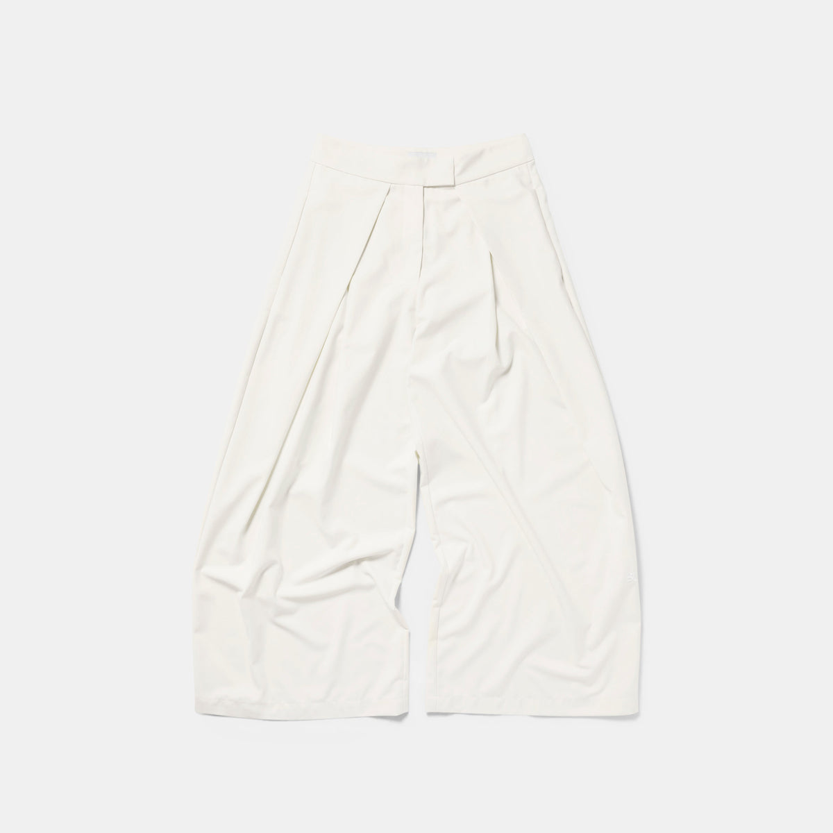 Summer Breeze / Solid W Pleated Pants - Natural