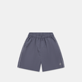 S2 / Stamped Piping Twill Shorts - Tidal Blue