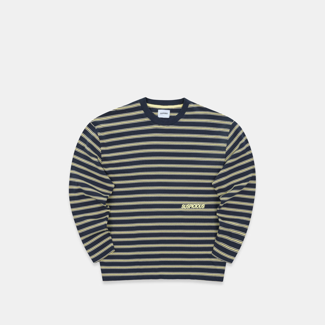 Softground / Striped Longsleeve - Nightfall & Yellow
