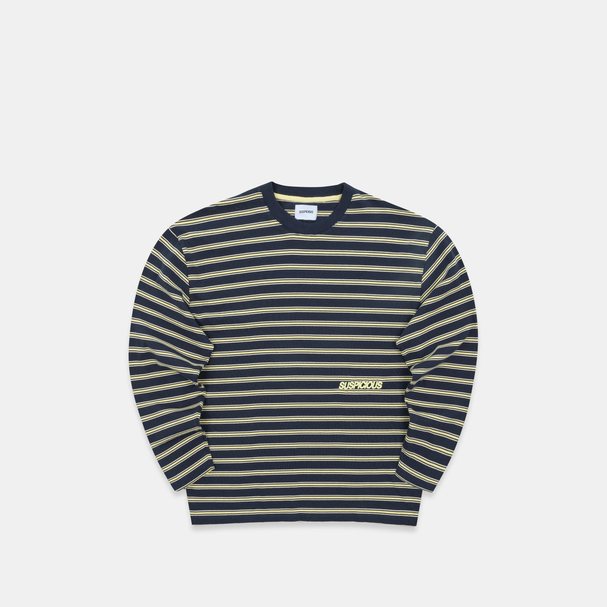 Softground / Striped Longsleeve - Nightfall & Yellow