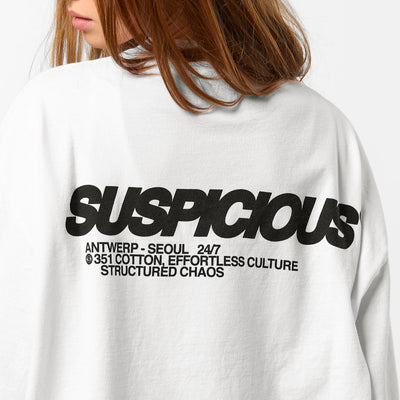 +351 Cotton / Structured Chaos Longsleeve - White