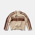 Suspicious Cowboys / Suede W Racer Jacket - Sand & Aubergine