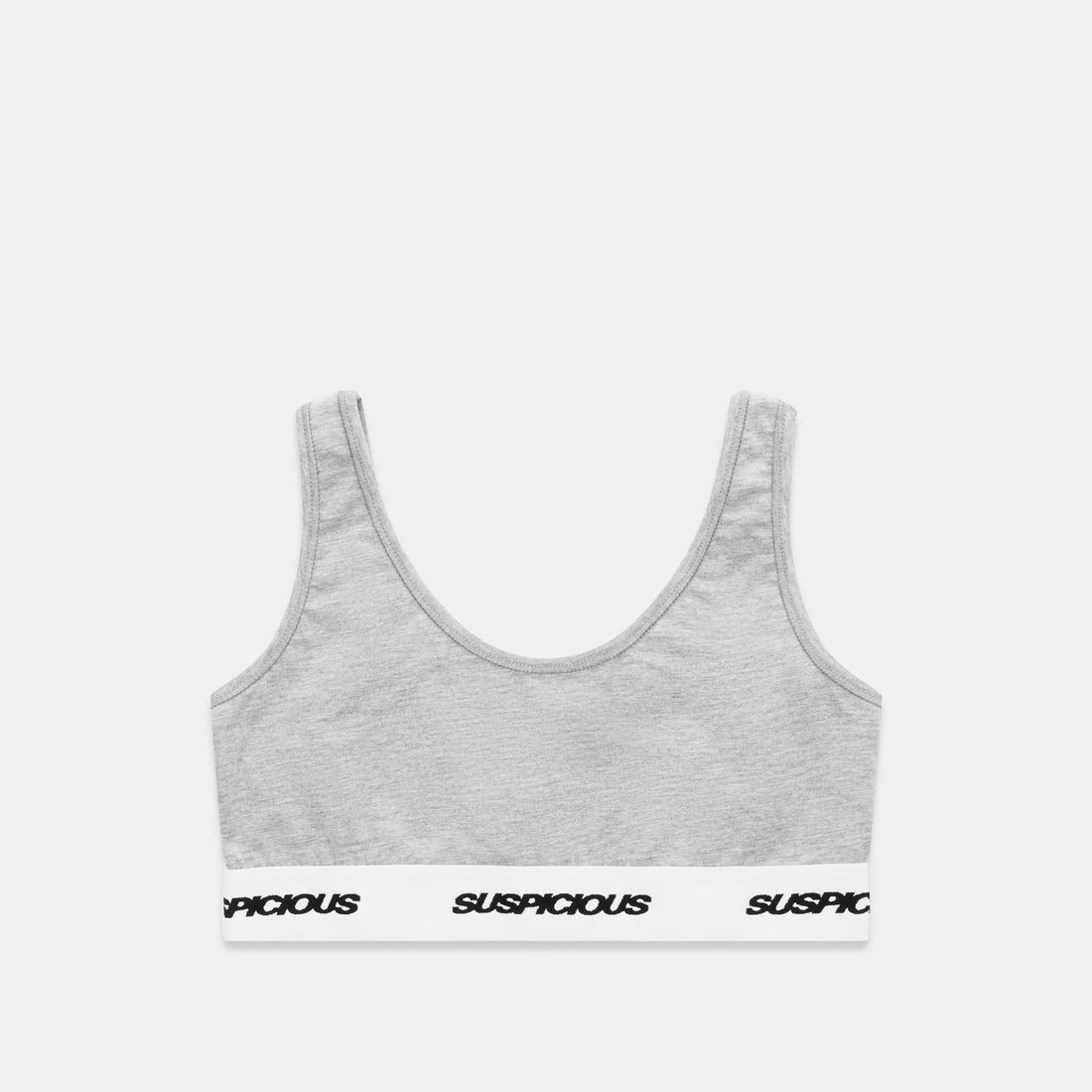 Polkaline / Suspicious Bralette - Neutral Heather