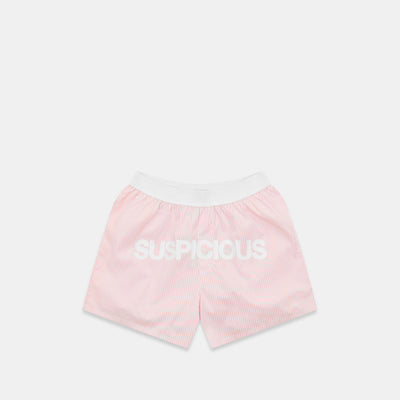 Spring 1 / Suspicious Striped Pocket Boxershorts - Pink