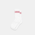 Winter1 / Striped Socks - White & Red