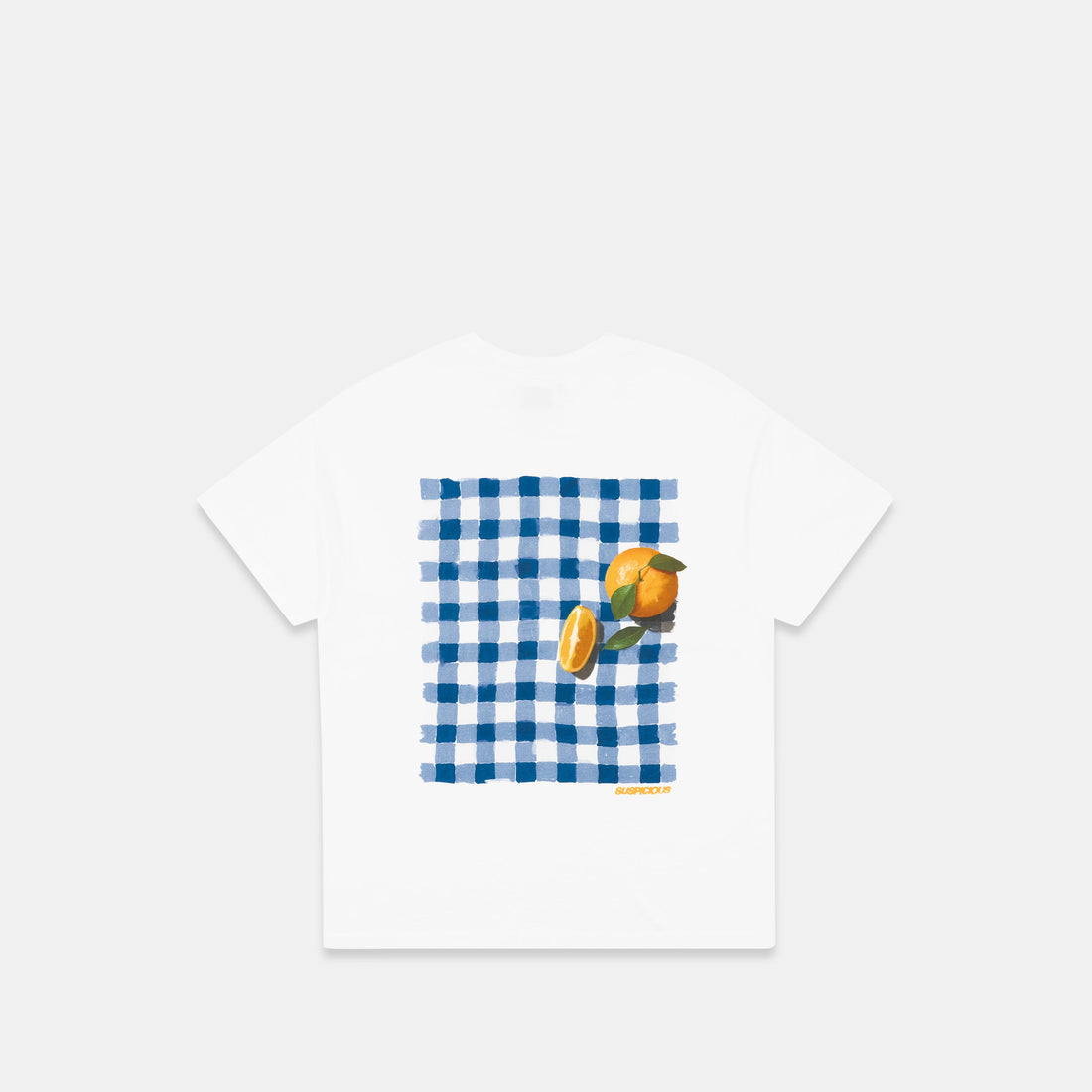 GTD / Tangerine Picnic Tee - White