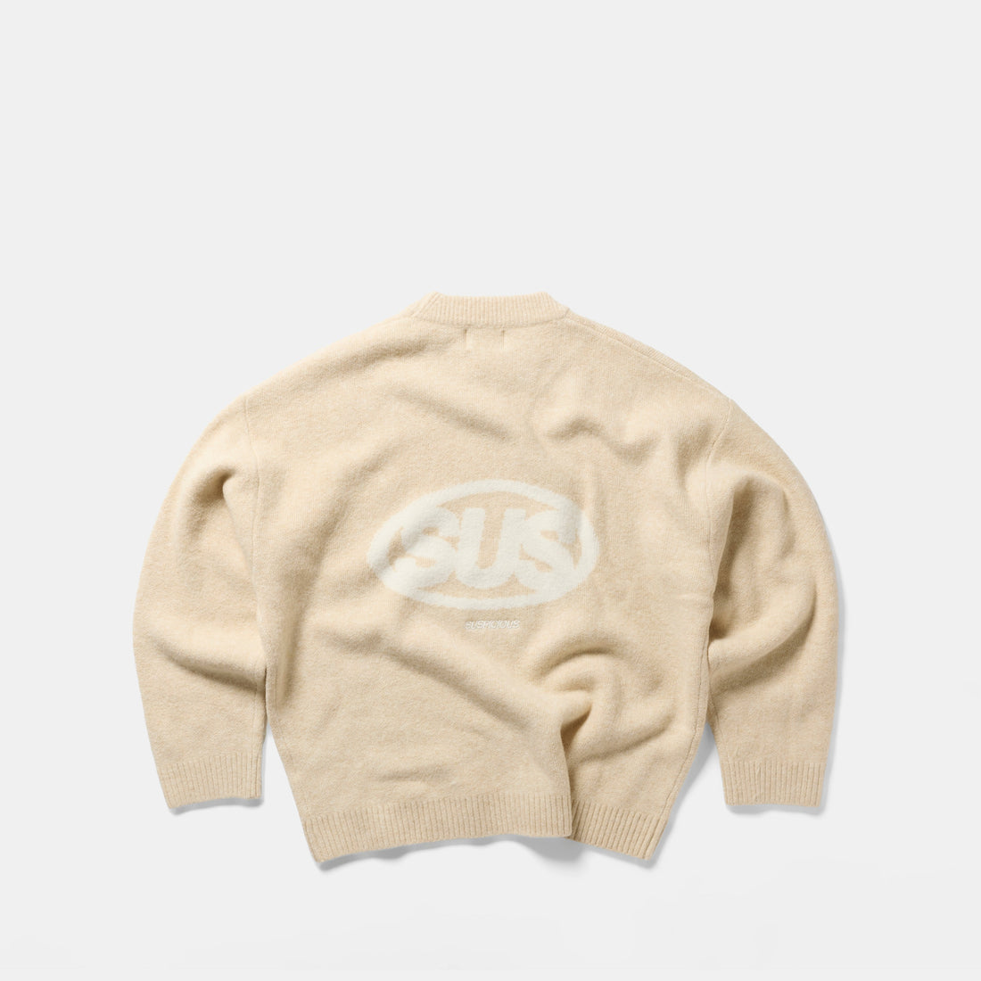 Fall 1 / The SUS Knitted Sweat - Dune & Off-White