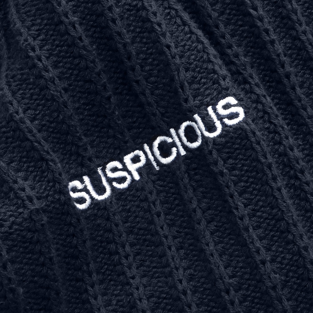 PL / The Suspicious Rib Knit - Navy