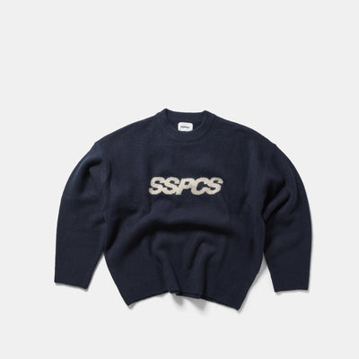 Fall 1 / Track Knitted Sweat - Navy