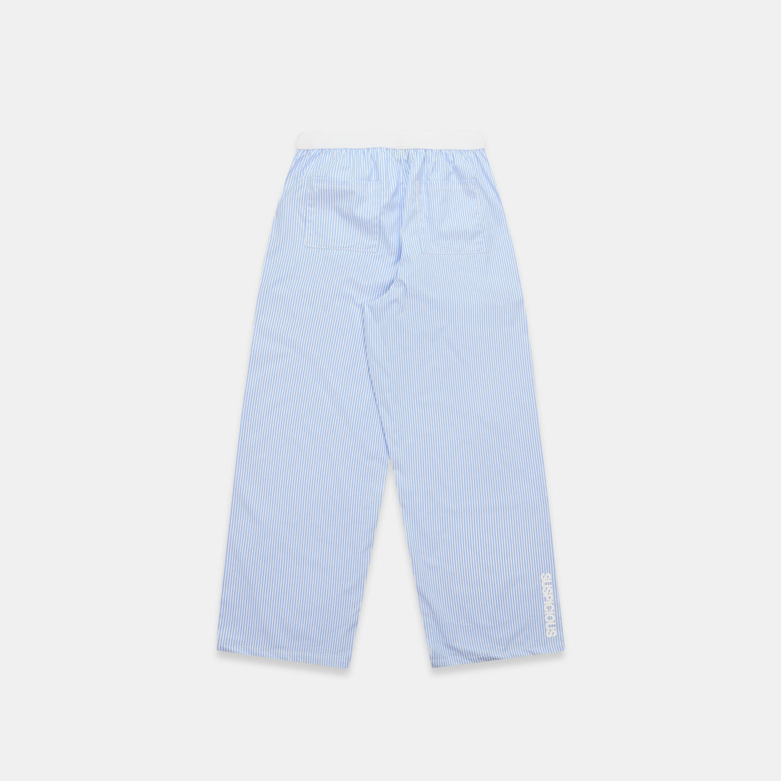 Spring 1 / Vertified Striped Cotton Pants - Blue