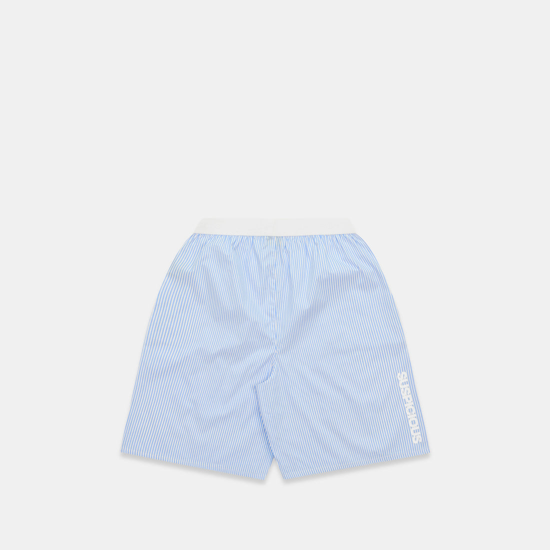 Spring 1 / Vertified Striped Cotton Shorts - Blue