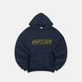 Summer Stripes / Yellow Layered SSPCS Applique Hoodie - Nightfall