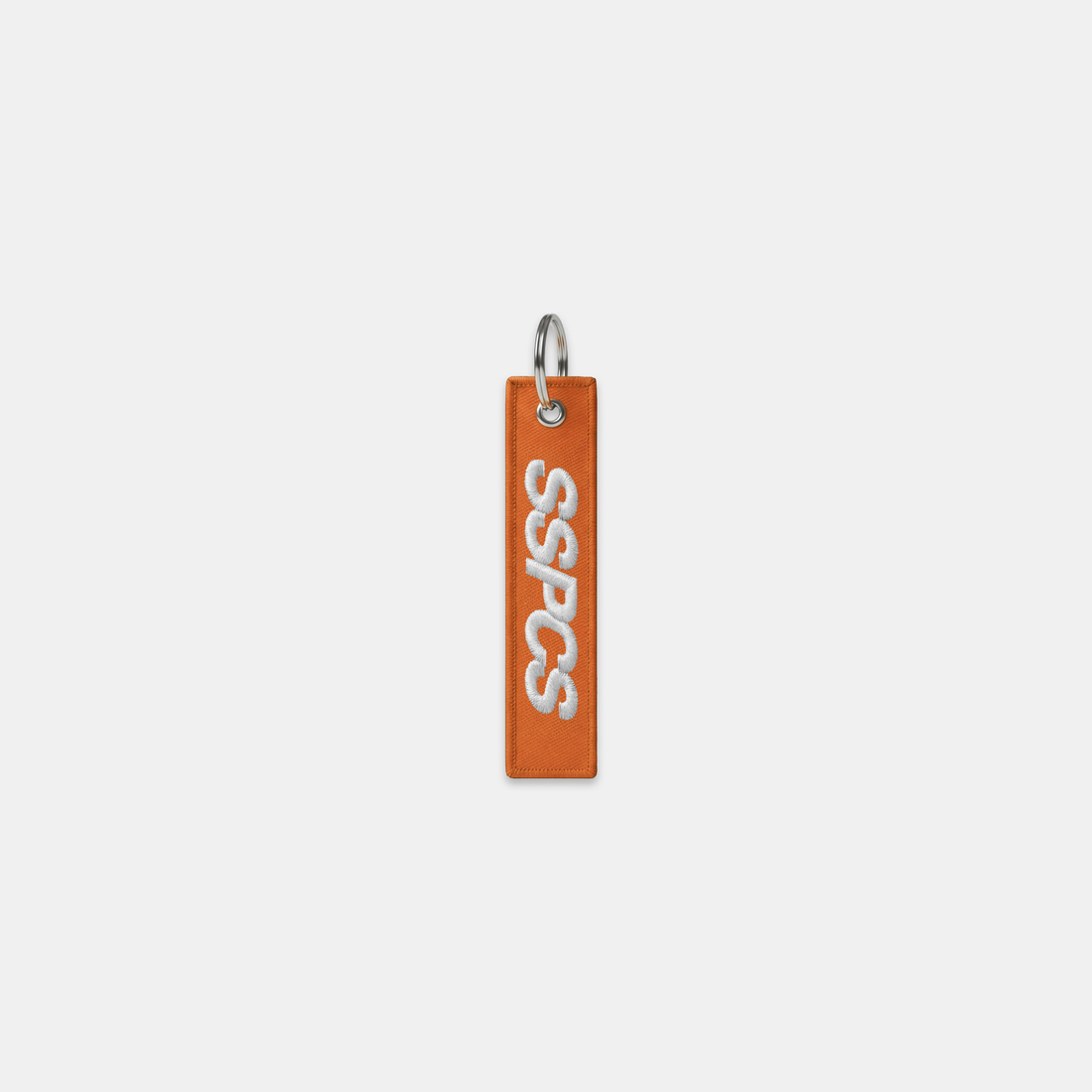 PL / Track Embroidered Keychain - Orange